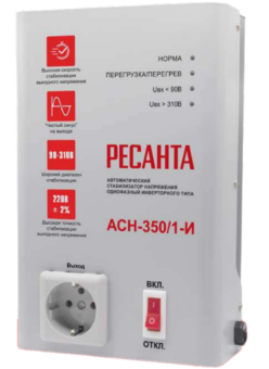 Стабилизатор АСН-350/1-И Ресанта инверторный