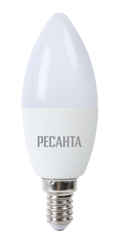 Лампа светодиодная РЕСАНТА LL-R-C37-7W-230-3K-E14